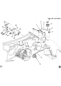 S157(03) CLUTCH PEDAL & CYLINDERS (M10)