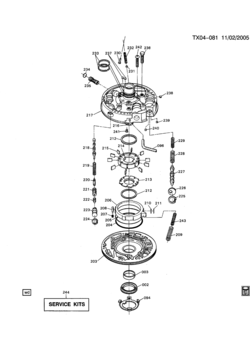 RV AUTOMATIC TRANSMISSION (MD8) PART 5 (HYDRA-MATIC 4L60)(THM700-R4) OIL PUMP