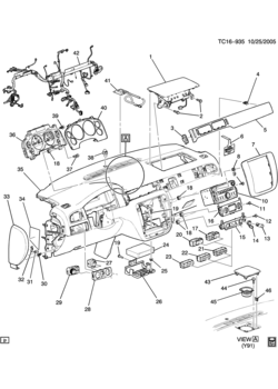 CK1,2(06-36) INSTRUMENT PANEL & RELATED PARTS PART 2 ELECTRICAL (CHEVROLET X88, G.M.C. Z88)