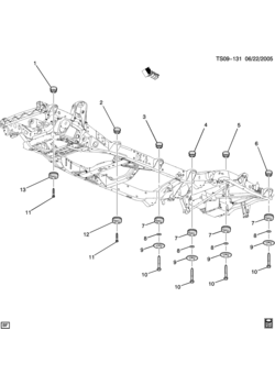 S157(03) BODY MOUNTING