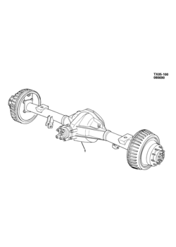 G AXLE ASM/REAR-COMPLETE