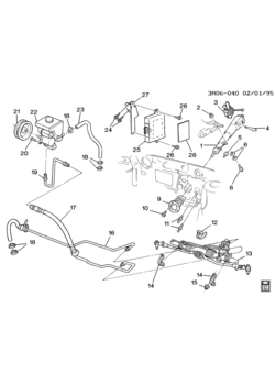 N STEERING SYSTEM & RELATED PARTS-V6 (LG7/3.3N)