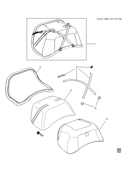 G ENGINE COVER & RELATED PARTS