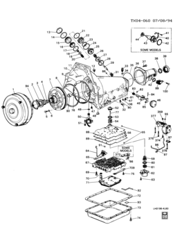 ST AUTOMATIC TRANSMISSION (MD8) PART 1 (HYDRA-MATIC 4L60)(THM700-R4) CASE & RELATED PARTS