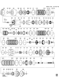 F AUTOMATIC TRANSMISSION (M30) PART 2 (4L60E) CLUTCH GEARS