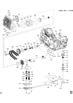 CU AUTOMATIC TRANSMISSION (MN7) PART 3 (4T65-E) DRIVE LINK
