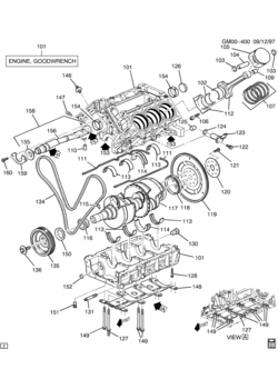 G ENGINE ASM-3.5L V6 PART 1 CYLINDER BLOCK & INTERNAL PARTS (LX5/3.5H)(DOHC)