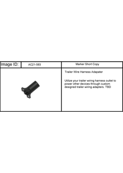 N2 ADAPTER PKG/TRAILER HARNESS (7-PIN TO 4-PIN ADAPTER)