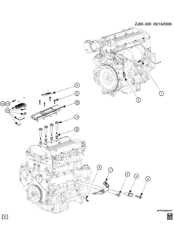J ENGINE ASM-2.2L L4 CONTROL SENSORS & IGNITION SYSTEM (L61/2.2F)