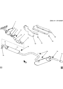 Z EXHAUST SYSTEM (LAT/2.4-5)