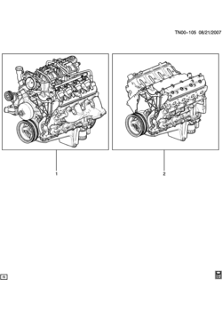 N1 ENGINE ASM & PARTIAL ENGINE (LH8/5.3L)