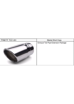 CK1 EXTENSION PKG/EXHAUST TAIL PIPE (OEM ONLY)(NO LOGO)(Z75)