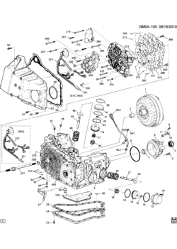CU AUTOMATIC TRANSMISSION (MN7) PART 1 (4T65-E) CASE & RELATED PARTS