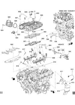 LH,LJ ENGINE ASM-3.0L V6 PART 6 INTAKE MANIFOLD & RELATED PARTS (LF1/3.0Y)