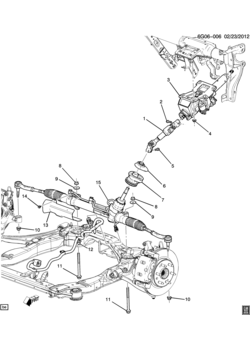 G STEERING SYSTEM & RELATED PARTS (HYDRAULIC POWER NXC)