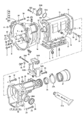 Картер коробки передач Картер сцепления Корпус механизма переключения для 4-ступ. механической КП