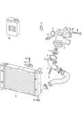 Радиатор охлаждающей жидкости Корпус термостата