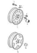 Алюминиевый диск Колпак колеса Балансировочный груз