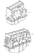 Двигатель в сборе Двигатель с ГБЦ Блок цилиндров в сборе