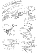 рулевой колонке и накладки  Колпачок Pулевое колесо F 8B-L-002 001>>*