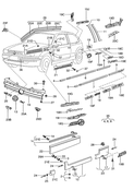 Решётка радиатора Декоративные накладки Накладка декоративная Надписи Эмблема VW