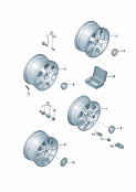 Алюминиевый диск Колпак колеса Инерционный демпфер
