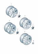 Алюминиевый диск для зимних шин Колпак колеса