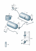 Cистема питания газом Газовый баллон Трубопровод для газа Электромагнитный клапан