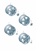 Алюминиевый диск Колпак колеса