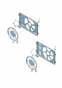 Рамка вентилятора Рамка для двух вентиляторов