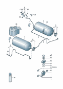 Cистема питания газом Бак, топливный Трубопровод для газа Электромагнитный клапан