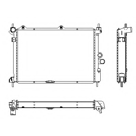 Радиатор опель кадет с чего подходит