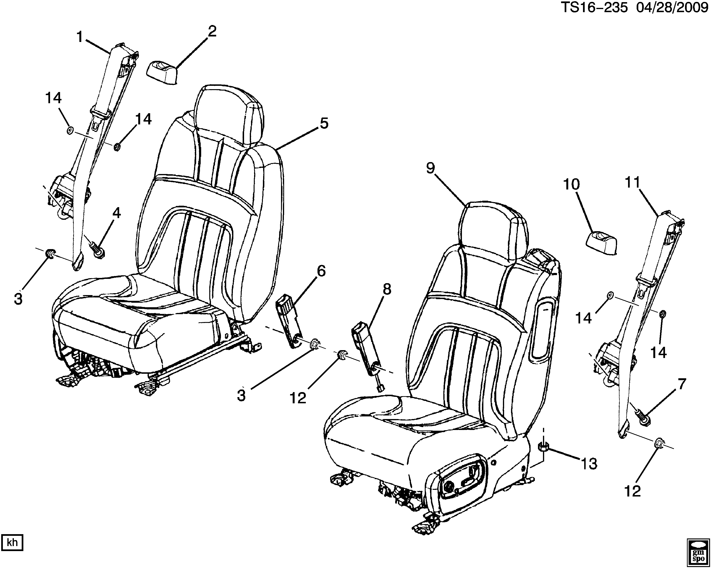 Ремень безопасности передних сидений. Chevrolet trailblazer ремонт регулировки высоты ремня безопасности.