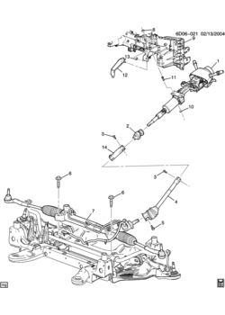 D69 STEERING SYSTEM & RELATED PARTS