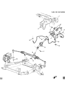 L STEERING SYSTEM & RELATED PARTS (LNJ/3.4F)