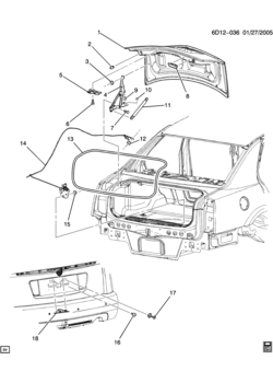 D29 REAR COMPARTMENT HARDWARE