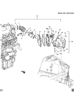 W19 AIR INTAKE SYSTEM-V6 (LY7/3.6-7)