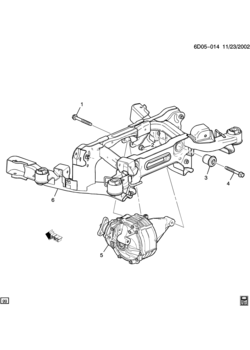 D29 DIFFERENTIAL CARRIER MOUNTING