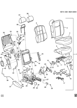 DR,DU69 SEAT ASM/DRIVER