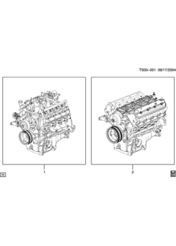 T1 ENGINE ASM & PARTIAL ENGINE (LH6/5.3M)