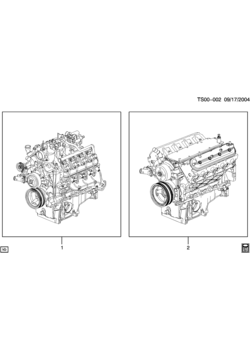 T1 ENGINE ASM & PARTIAL ENGINE (LS2/6.0H)
