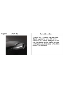 A EXTENSION PKG/EXHAUST TAIL PIPE (OEM)(NO LOGO)