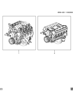 DN69 ENGINE ASM & PARTIAL ENGINE (LS6/5.7S)