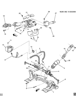 J STEERING SYSTEM & RELATED PARTS (LD9/2.4T)