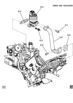 Z E.G.R. VALVE & RELATED PARTS (LX9/3.5-8)