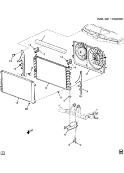 Z RADIATOR MOUNTING & RELATED PARTS