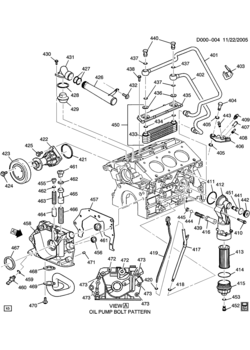 D ENGINE ASM-2.6L V6 PART 4 OIL PUMP,OIL PAN & RELATED PARTS(LY9/2.6M)
