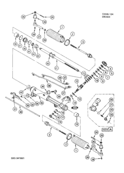 A STEERING ASM/RACK & PINION-POWER