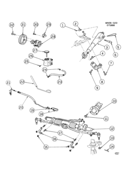 N STEERING SYSTEM & RELATED PARTS-2.0L L4 (LT3/2.0M)