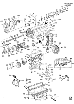 B ENGINE ASM-5.7L V8 PART 1 (L05/5.7-7)